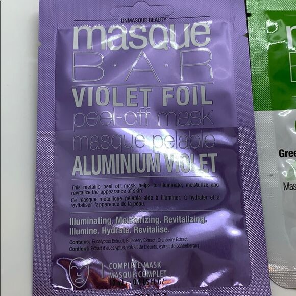 NWT Masque Bar Face & Sheet Mask Bundle - Picture 2 of 7